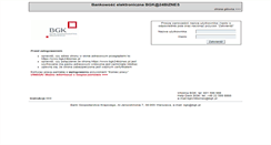 Desktop Screenshot of bgk24biznes.pl